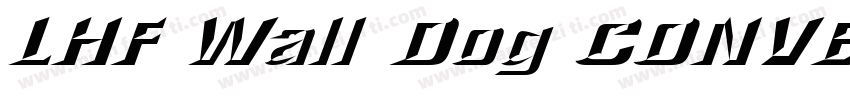 LHF Wall Dog CONVEX字体转换